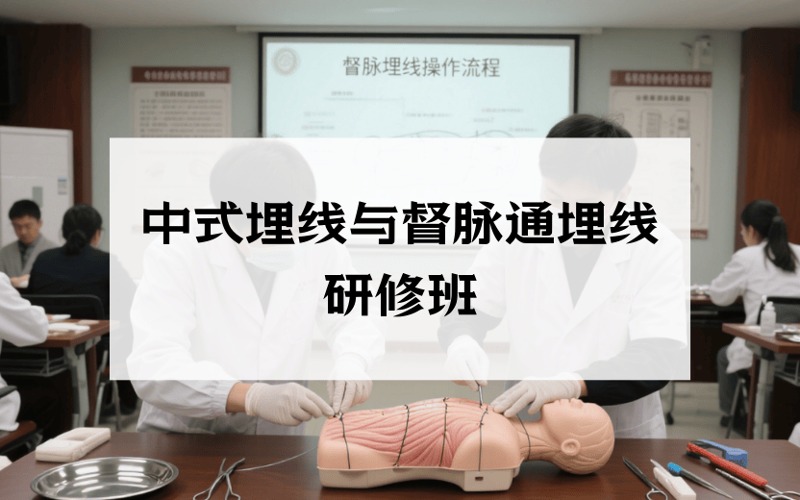 成都中式埋线与督脉通埋线研修班