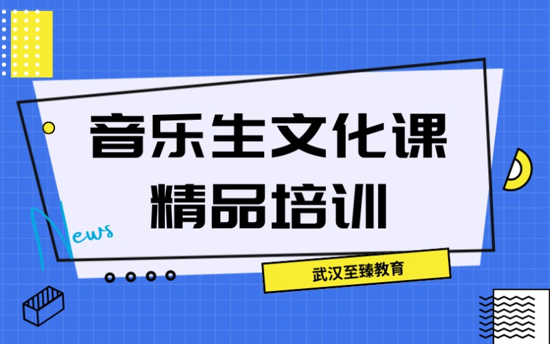 武汉音乐生文化课精品培训班