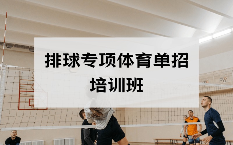 昆明排球专项体育单招培训班