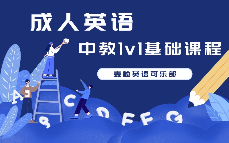 成人英語(yǔ)中教1v1基礎(chǔ)提升課程