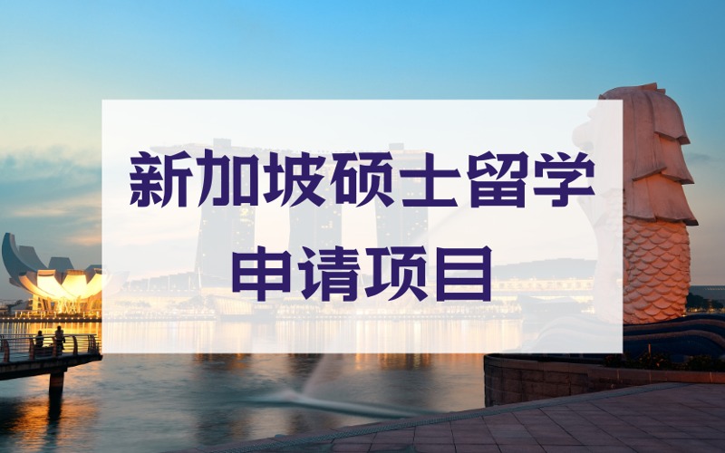 北京新加坡碩士留學(xué)定制化申請項目