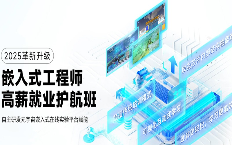 創(chuàng)客學(xué)院線上嵌入式高薪就業(yè)護(hù)航班