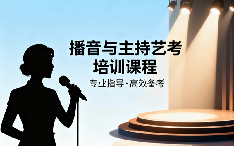 广州播音与主持专业艺考培训课程