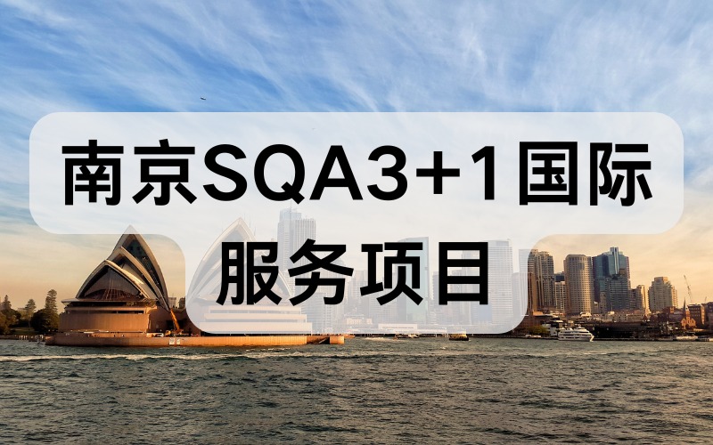 南京SQA3+1国际服务项目