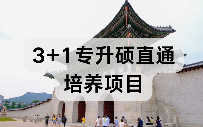 3+1专升硕直通培养留学项目