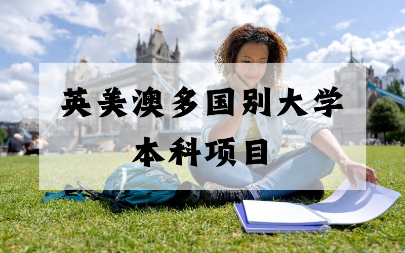 英美澳多国别大学本科申请规划项目