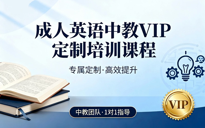 成人英语中教VIP定制培训课程