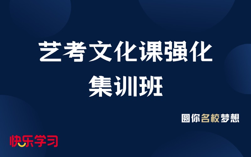 厦门艺考文化课强化集训班