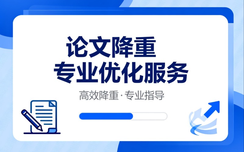 论文降重专业优化服务