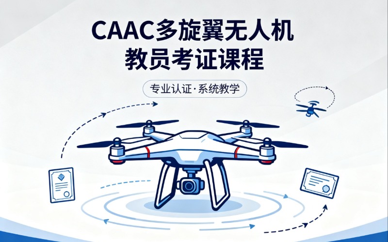 保定CAAC多旋翼無人機教員考證課程