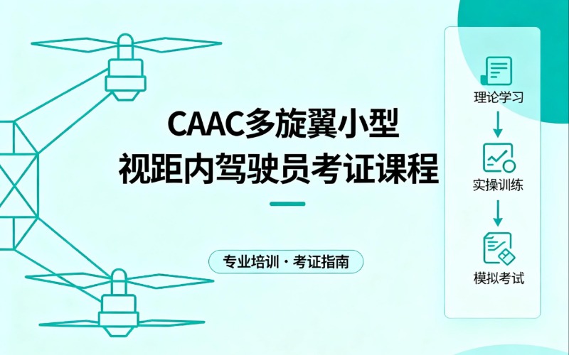 保定CAAC多旋翼小型視距內(nèi)無人機駕駛員考證課程