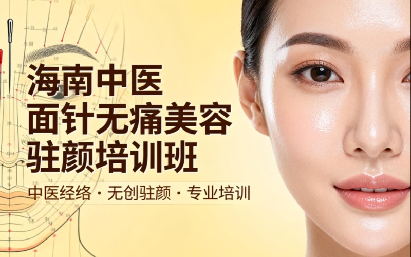 海南中医面针无痛美容驻颜培训班