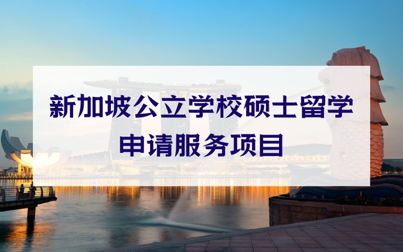 南京新加坡公立學校碩士留學定制化申請服務項目