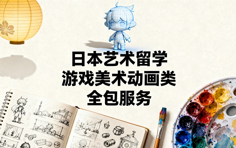 日本艺术留学游戏美术动画类全包服务
