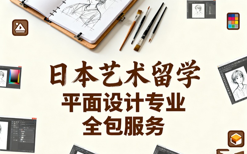 日本艺术留学平面设计专业全包服务