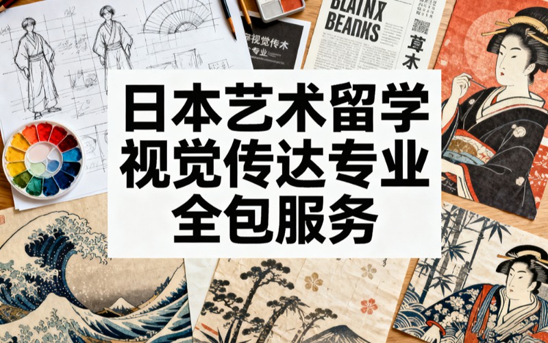 日本艺术留学视觉传达专业全包服务