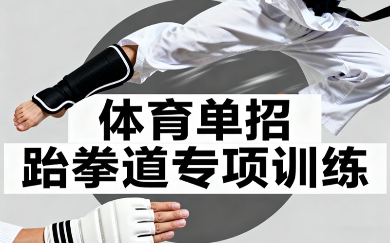 东莞体育单招跆拳道专项培训班