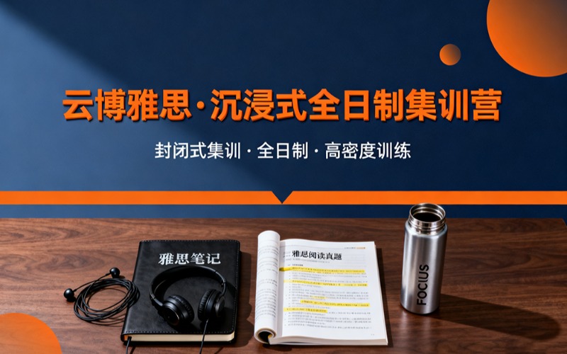 雅思沉浸式全日制集训营