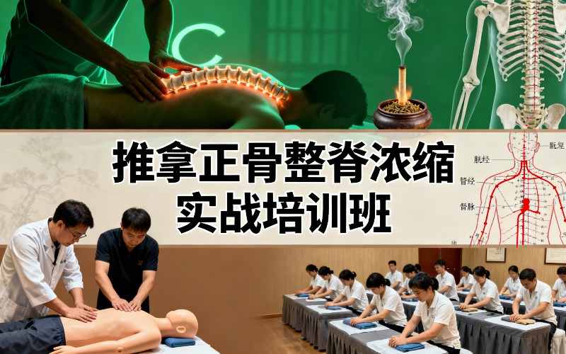 郑州推拿正骨整脊浓缩实战培训班