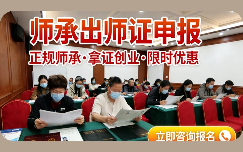 广州师承出师证申报辅导课