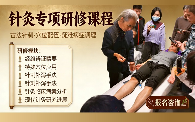 廣州針灸專項(xiàng)研修課程