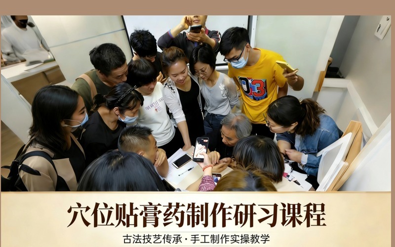 广州中医穴位贴膏药制作研习课程