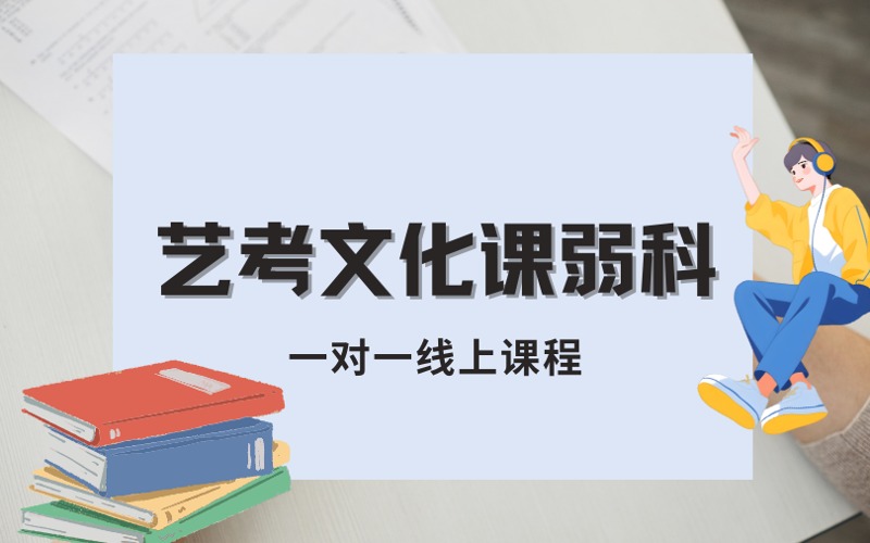 藝考文化課弱科一對(duì)一線上課程