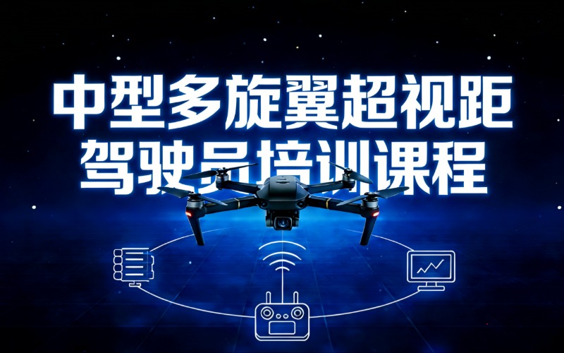 成都中型无人机多旋翼超视距驾驶员培训课程