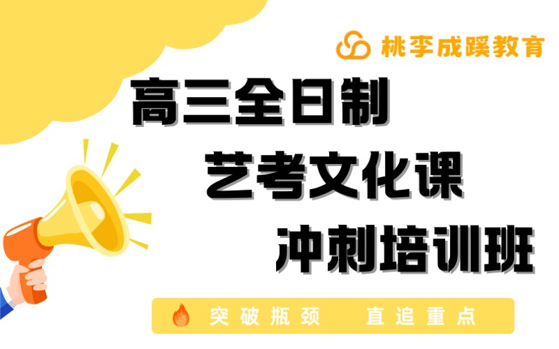 深圳高三全日制艺考文化课冲刺培训班