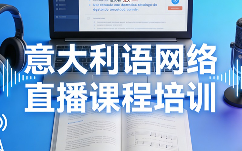 广州意大利语网络直播课程培训