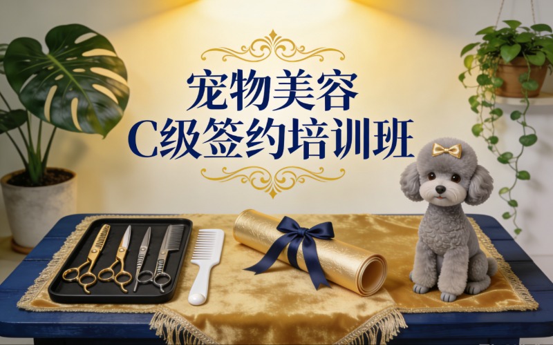 上海宠物美容C级签约培训班