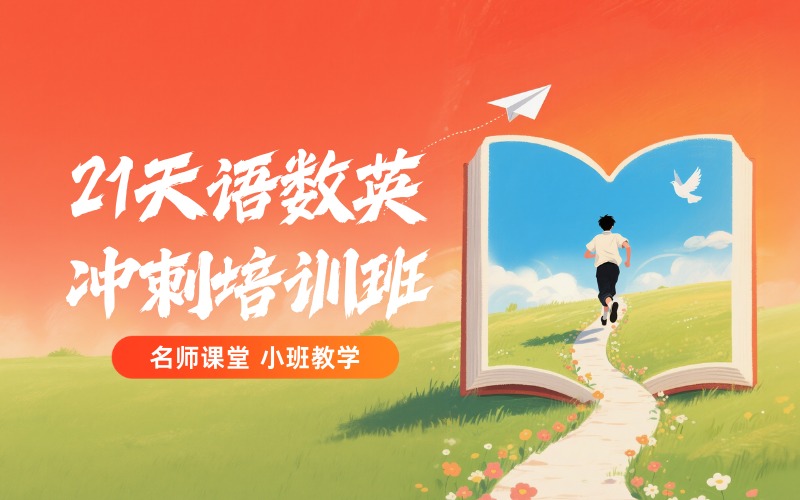 浙江21天语数英冲刺培训班