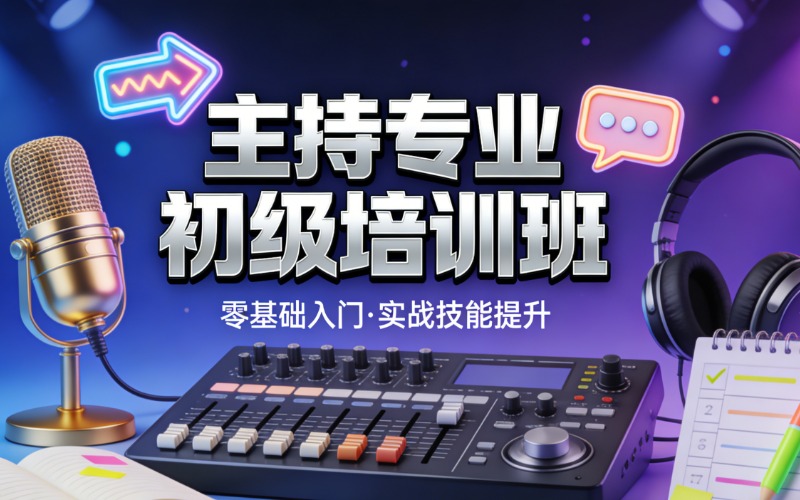 西安主持专业初级培训班