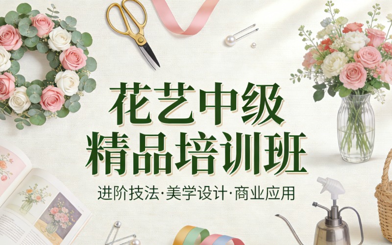 西安花艺中级精品培训班