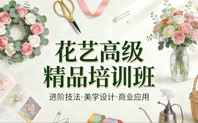 西安花艺高级精品培训班