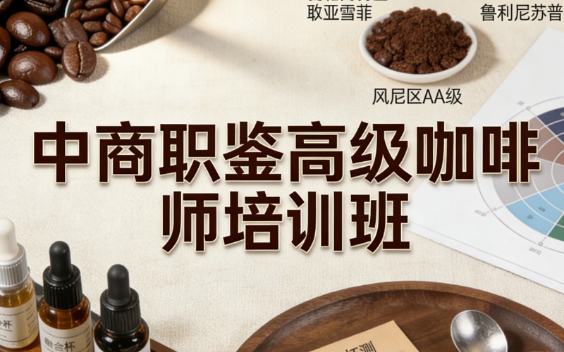 东莞中商职鉴高级咖啡师培训班