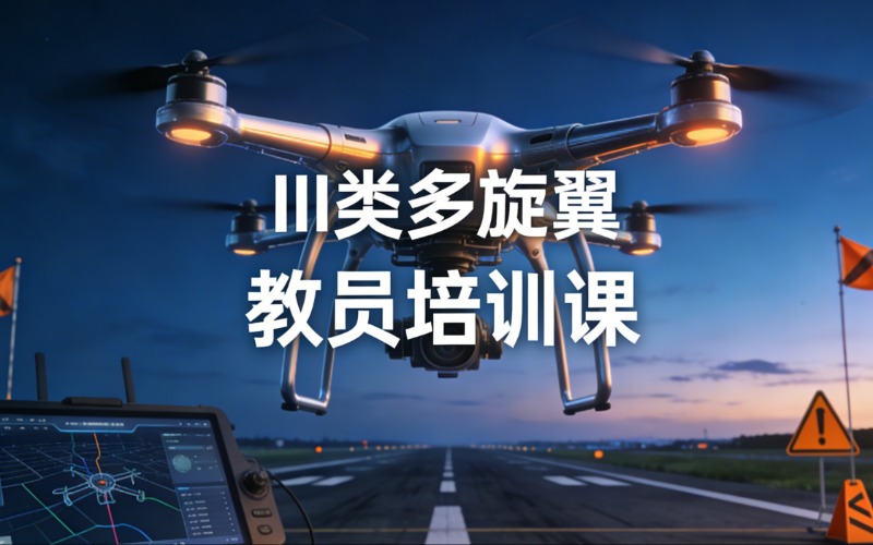 CAAC III類多旋翼無(wú)人機(jī)教員培訓(xùn)課程
