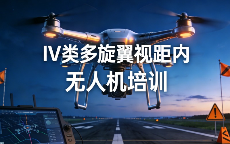 CAAC IV类多旋翼视距内无人机考证课程