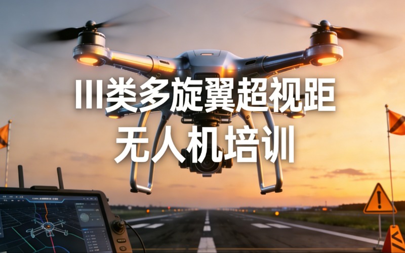 CAAC III类多旋翼超视距无人机考证课程