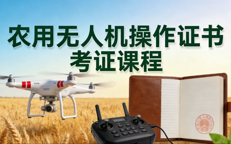宿州大疆农用无人机操作证书考证课程