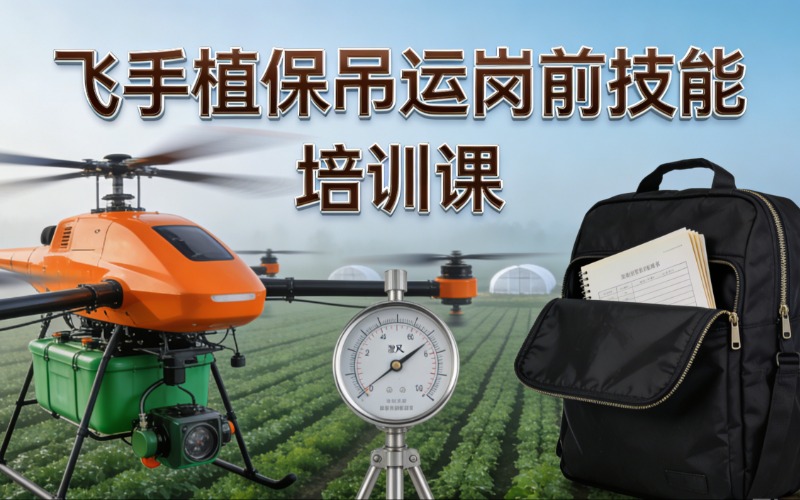 宿州飞手植保吊运岗前技能培训课