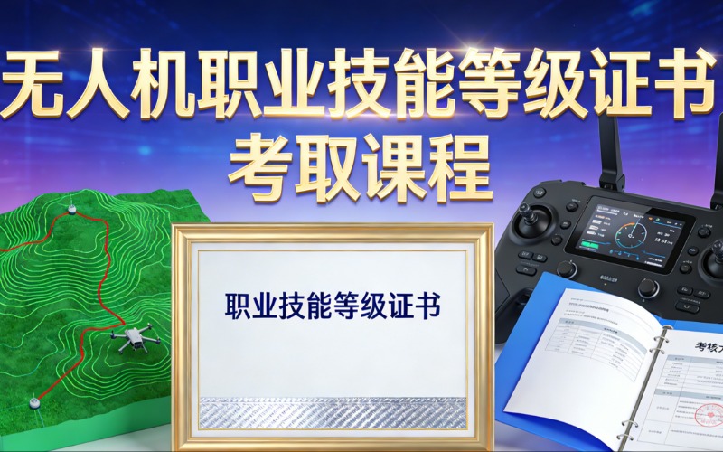 宿州人社部无人机职业技能等级证书考取课程