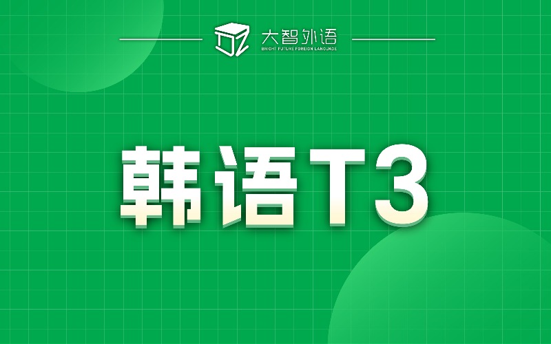 武漢韓語t3強(qiáng)化培訓(xùn)班