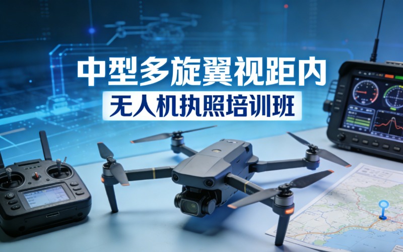 烟台中型多旋翼视距内无人机执照培训班