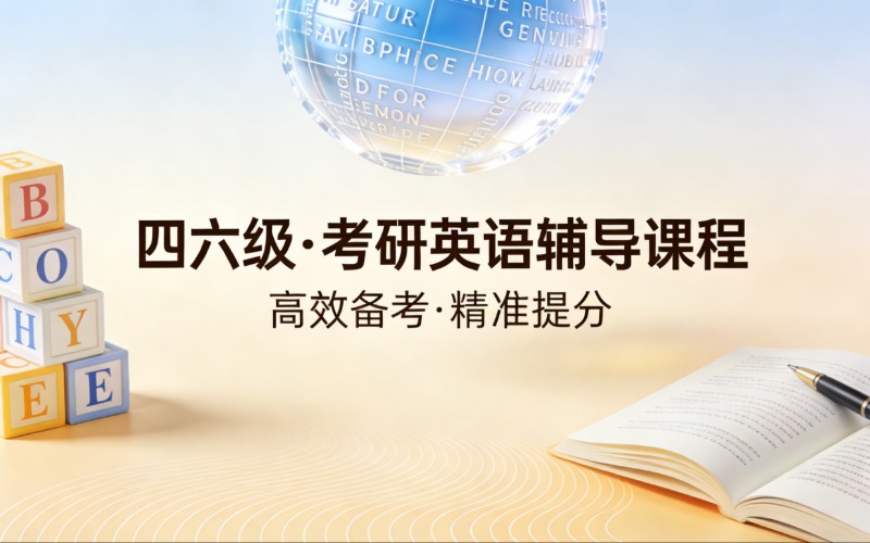 潍坊四六级 考研英语辅导课程