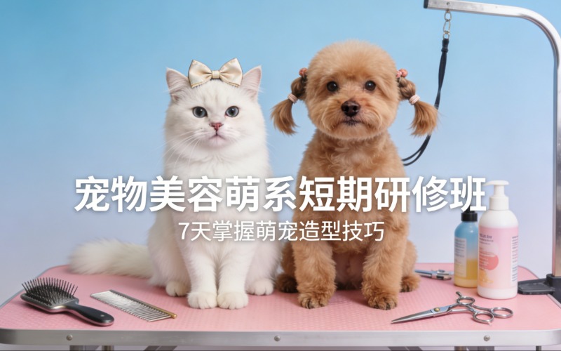 泰州宠物美容萌系短期研修班
