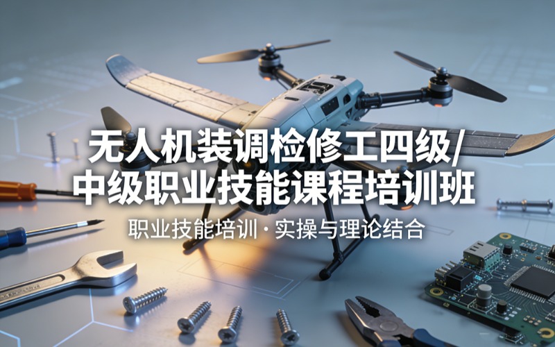 无人机装调检修工四级/中级职业技能课程培训班