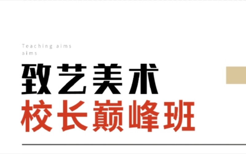 北京美术艺考校长辅导班