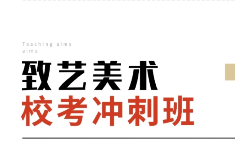 北京美术艺考校考冲刺班