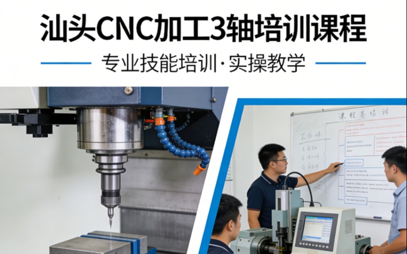 汕头CNC加工3轴培训课程